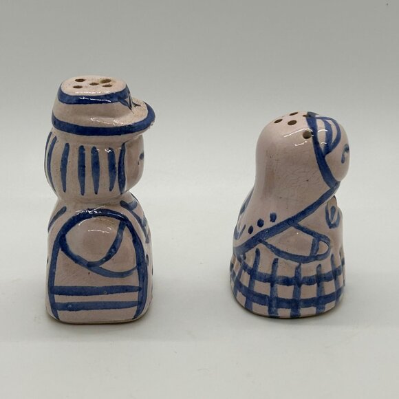 Vintage Hand-Painted Ceramic Salt & Pepper Shakers Boy & Girl - Picture 5 of 10